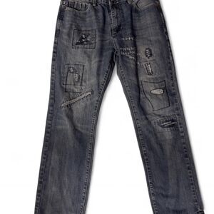 Southpole Men's Blue and Navy Jeans